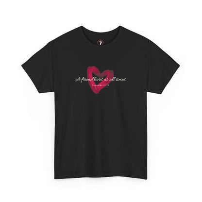 A Friend Loves at All Times Unisex Heavy Cotton Tee