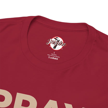"Pray for it, Pray over it, Pray through it" Motivational Graphic T-Shirt