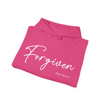 "Forgiven" Inspirational Pullover Hoodie