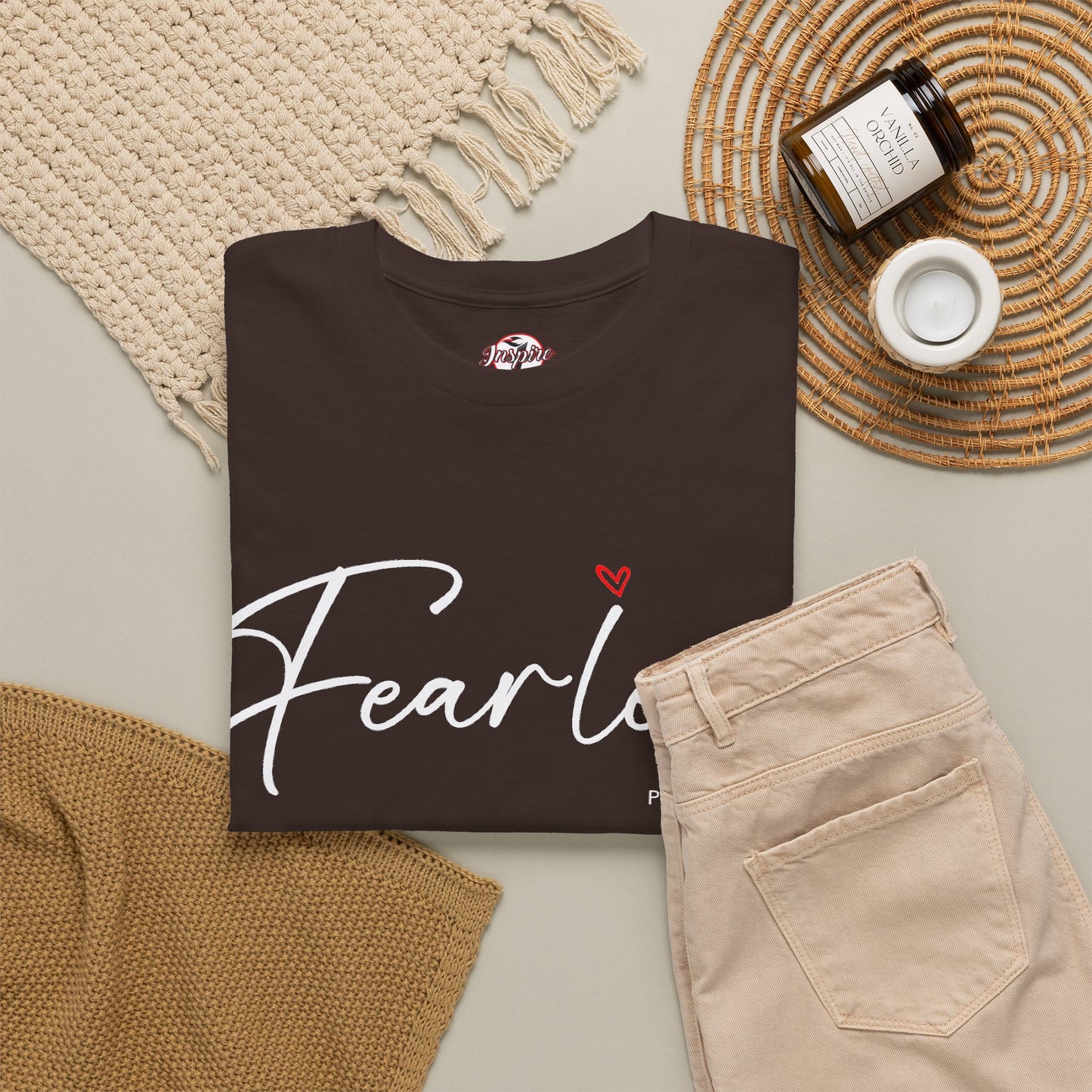 "Fearless" Inspirational Graphic T-Shirt
