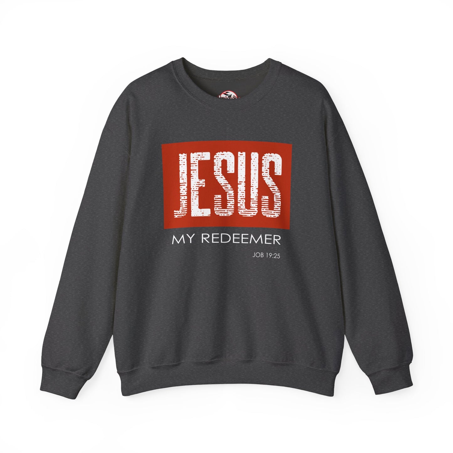 "Jesus My Redeemer" Inspirational Crewneck Sweatshirt