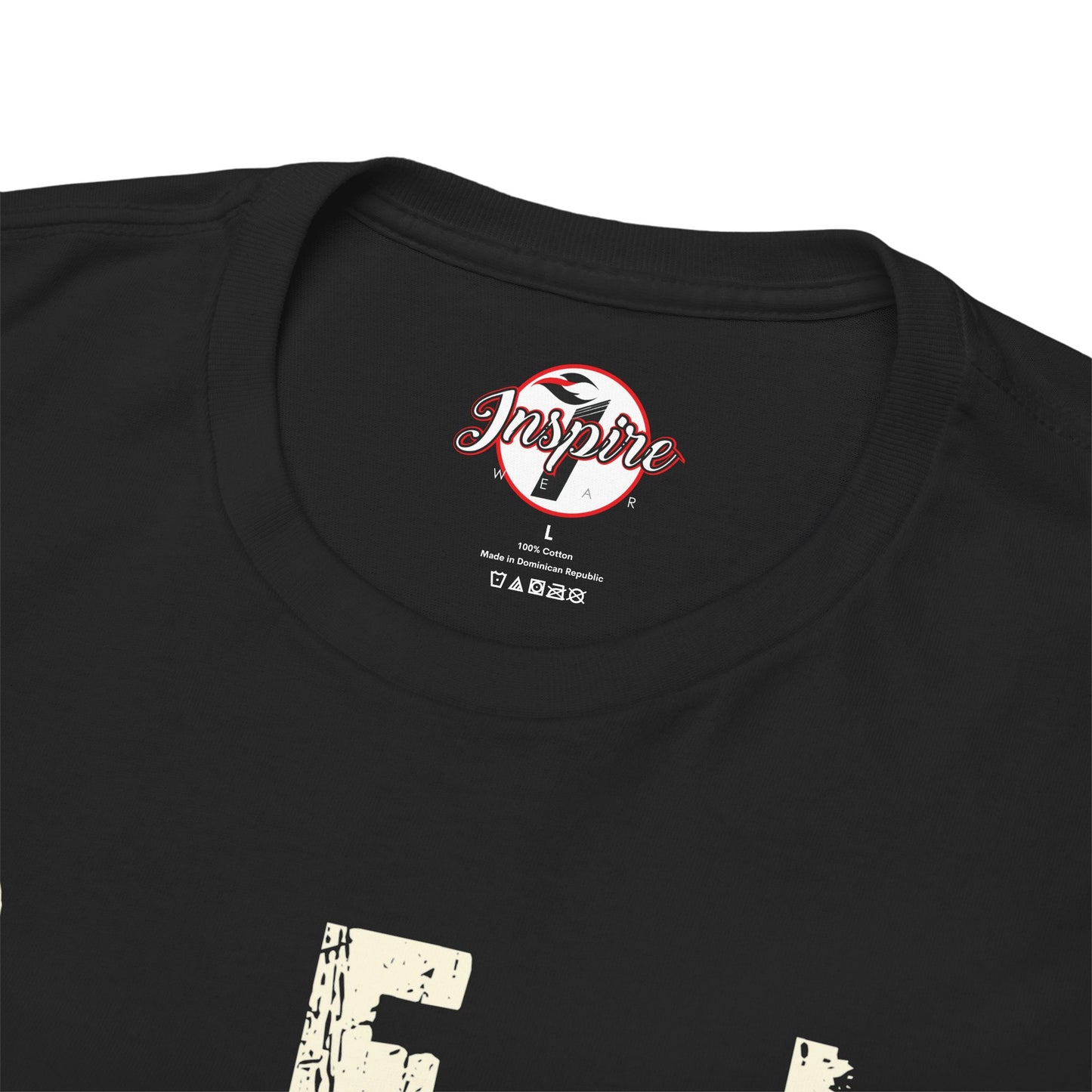 "Be Inspired" Motivational Vertical Graphic T-Shirt