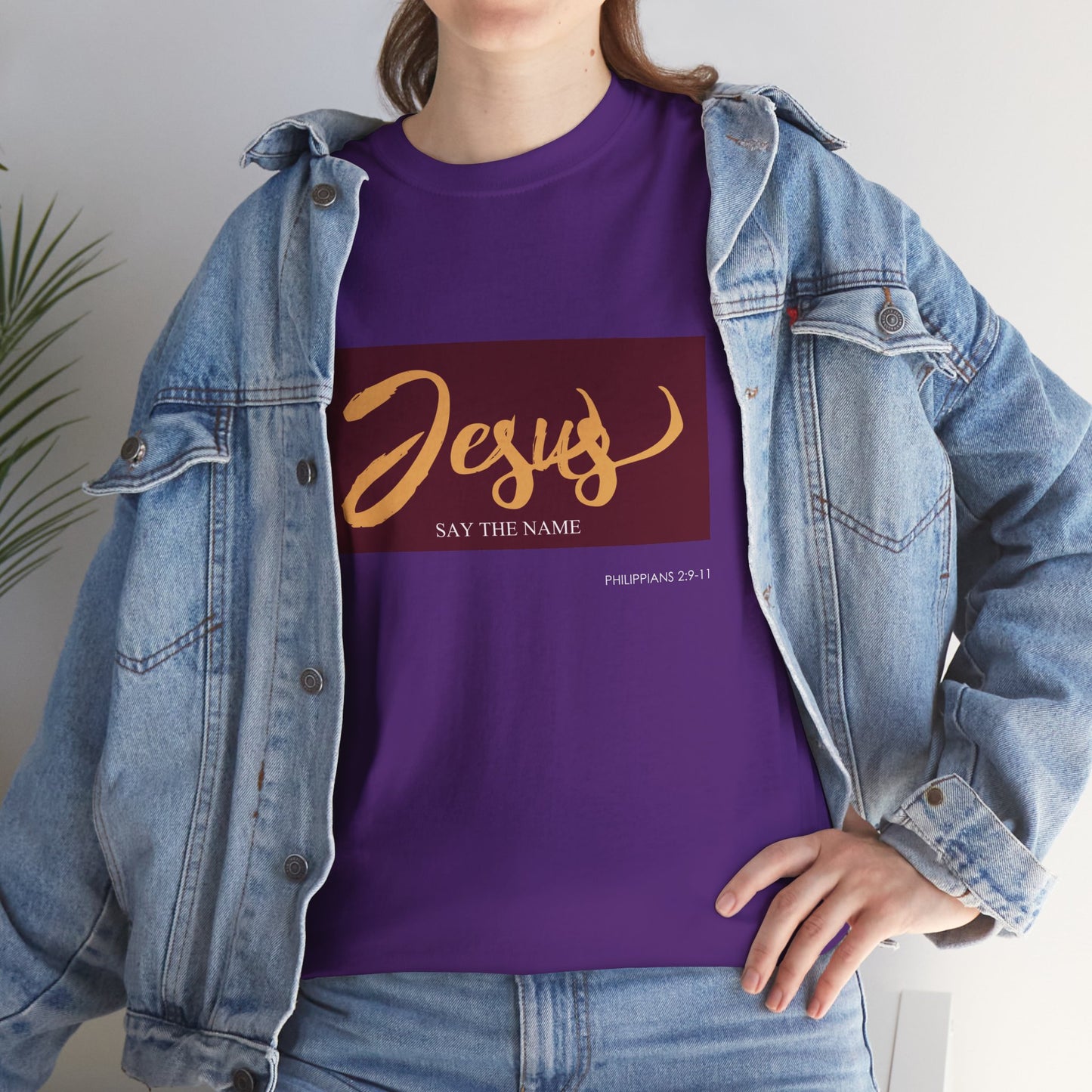 "Say The Name" of Jesus Unisex Graphic T-Shirt