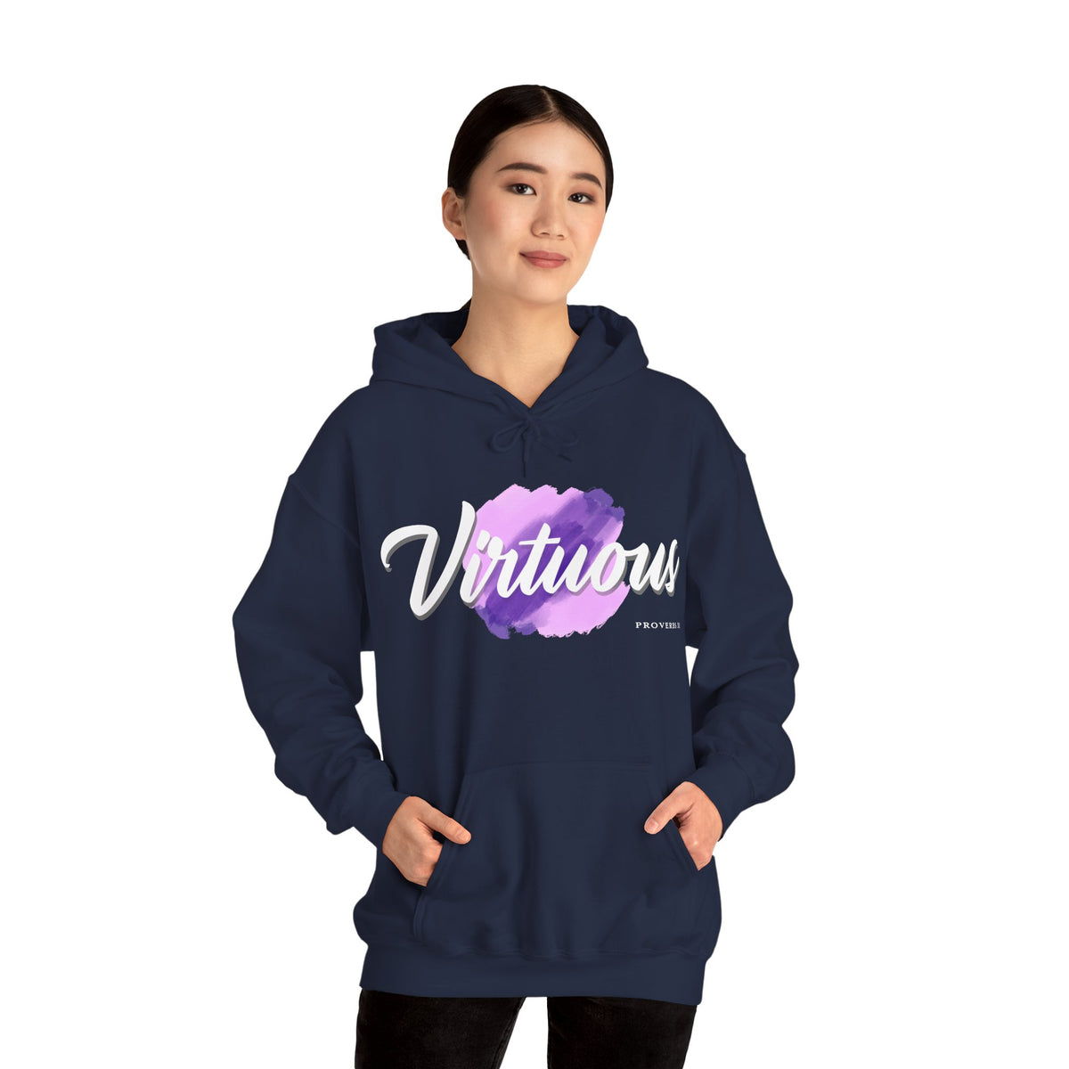 "Virtuous" Affirmation Pullover Hoodie