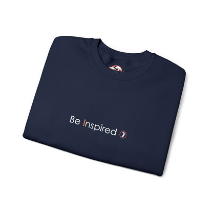 "Be Inspired" Embroidered Crewneck Sweatshirt