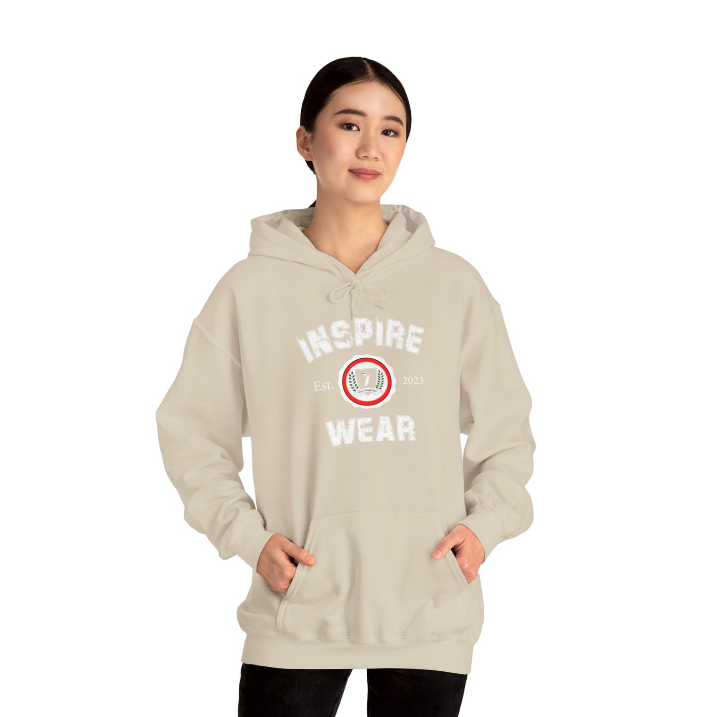 Inspire Wear Athletic Logo Hooded Sweatshirt