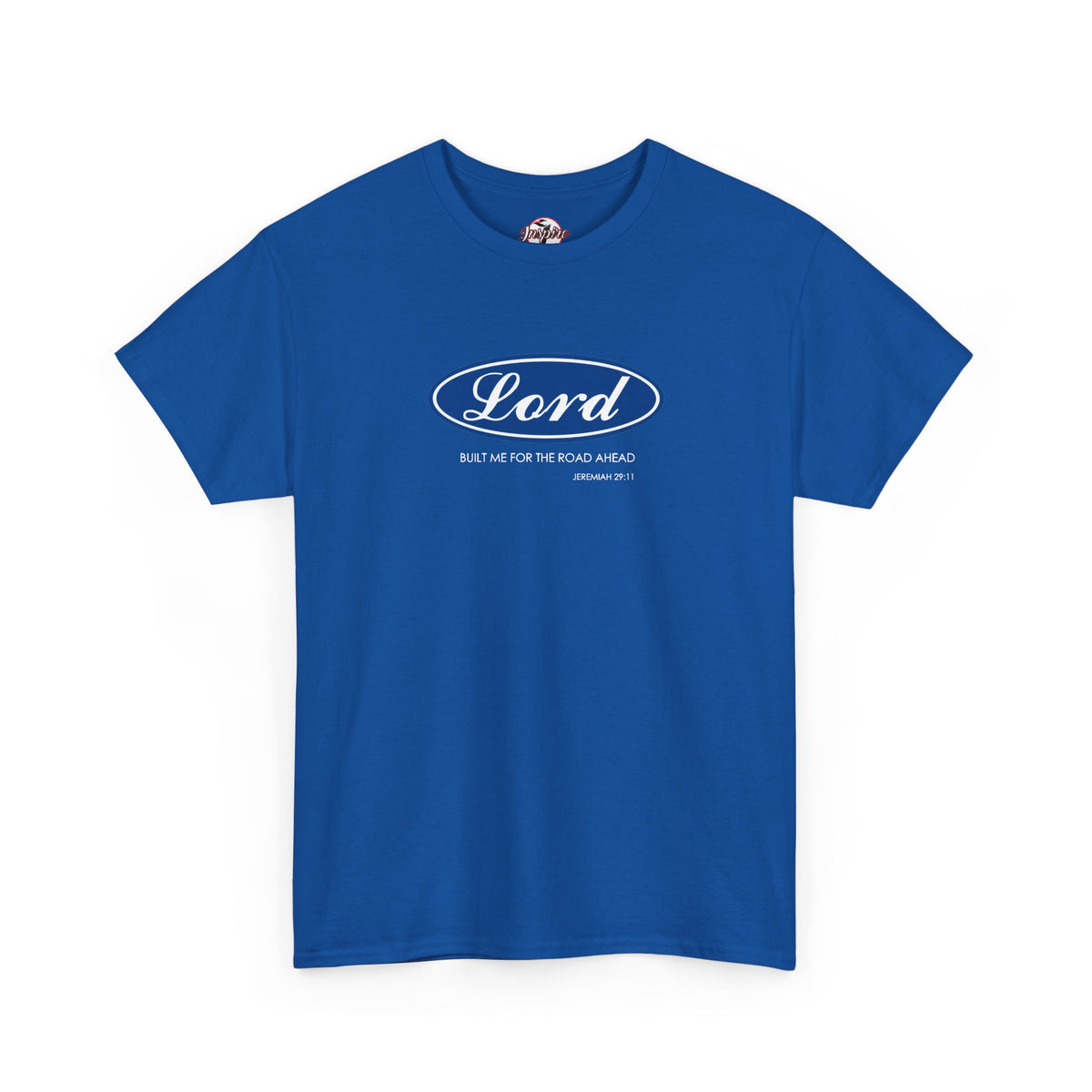 Lord Built Me Inspirational Crewneck T-Shirt