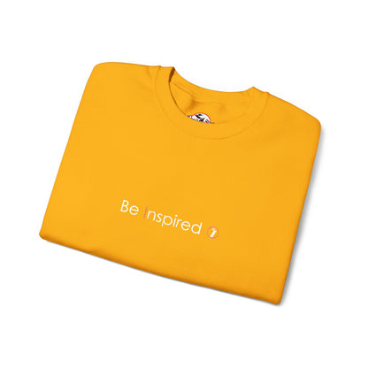"Be Inspired" Embroidered Crewneck Sweatshirt