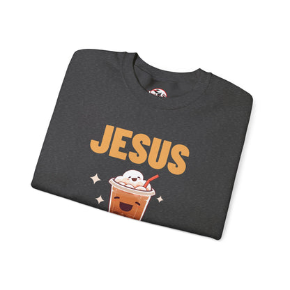 "Jesus and My Latte" Crewneck Sweatshirt