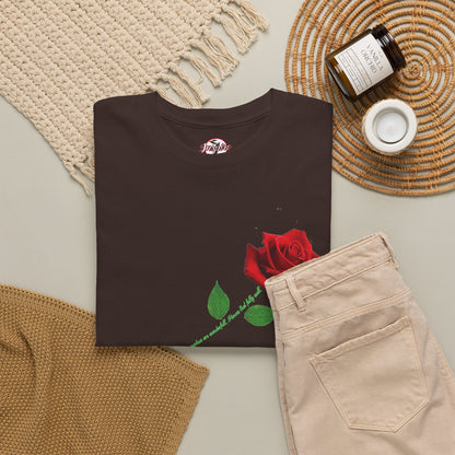 "Fearfully and Wonderfully Made" Rose Affirmative Graphic T-Shirt