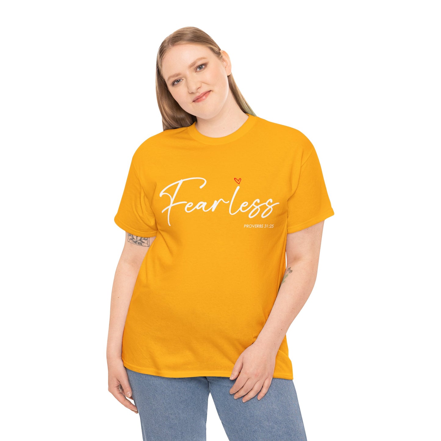 "Fearless" Inspirational Graphic T-Shirt