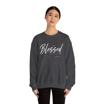 "Blessed" Women's Inspirational Crewneck Sweatshirt