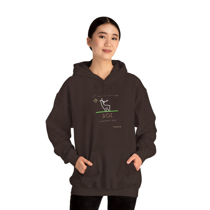 "Loving Doe" Inspirational Hooded Sweatshirt