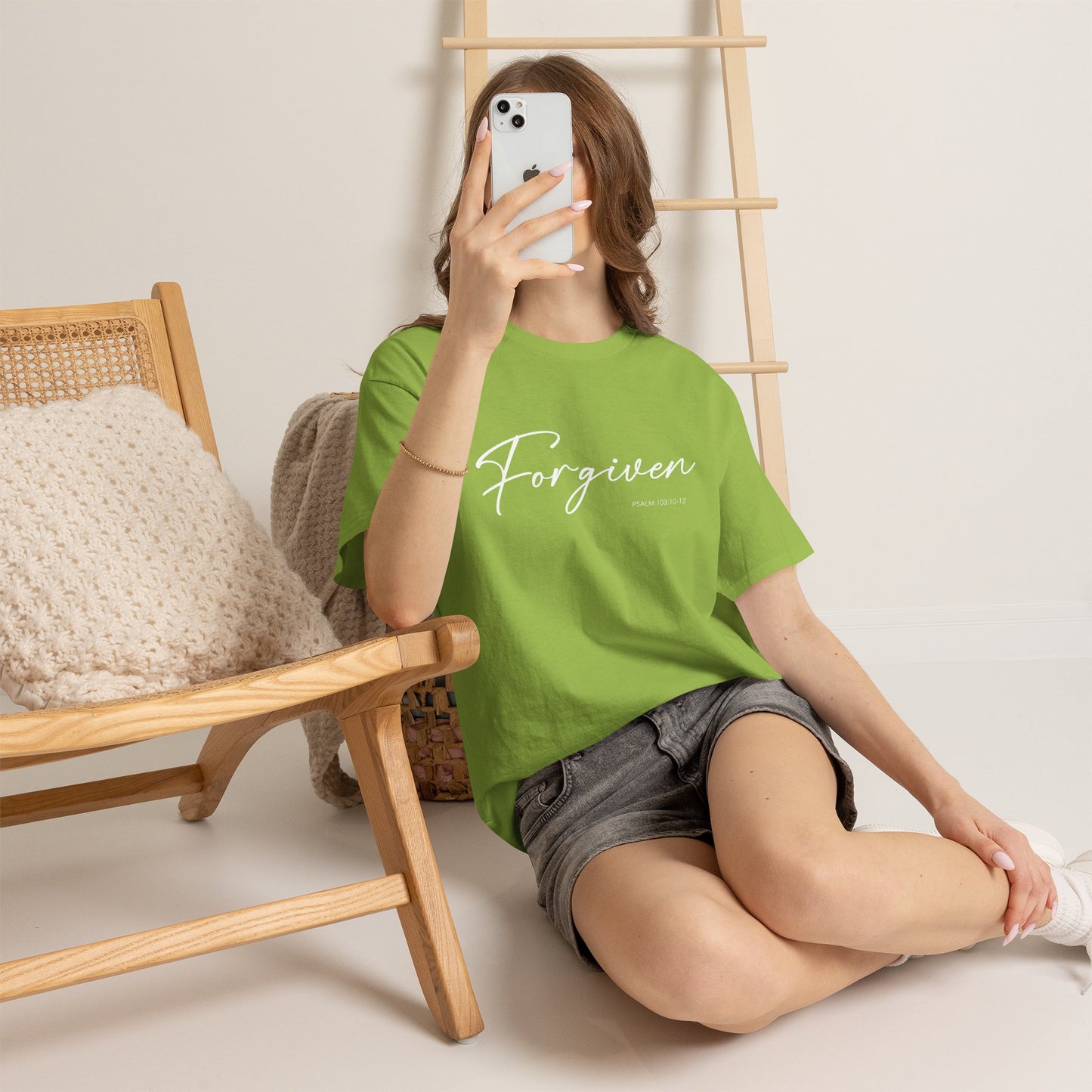 "Forgiven" Womens Christian Faith T-Shirt