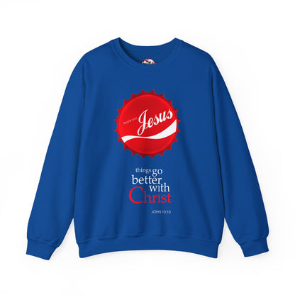 "Things Go Better with Christ" Crewneck Sweatshirt