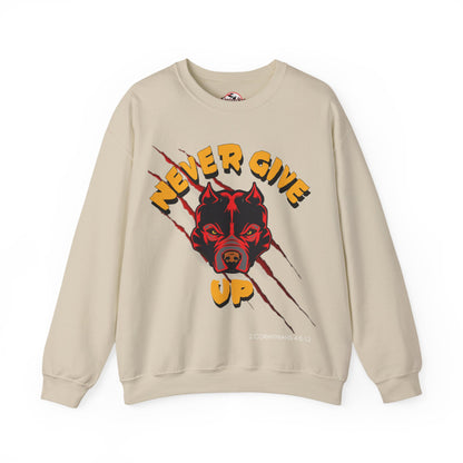 "Never Give Up" Crewneck Sweatshirt