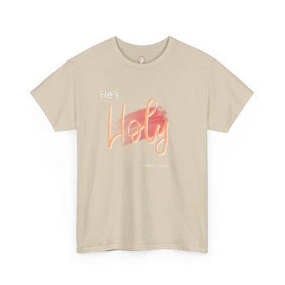 He's Holy Unisex Heavy Cotton Tee