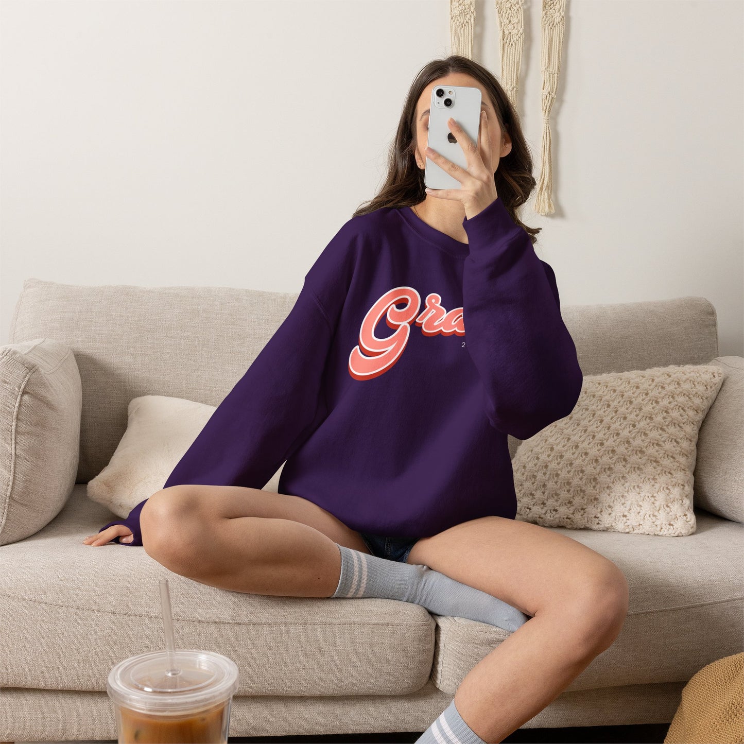 "Grace" Inspirational Crewneck Sweatshirt
