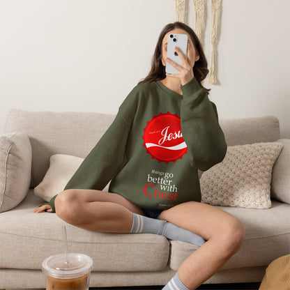 "Things Go Better with Christ" Crewneck Sweatshirt