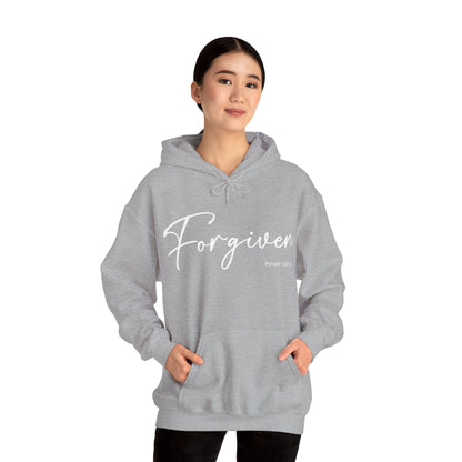 "Forgiven" Inspirational Pullover Hoodie