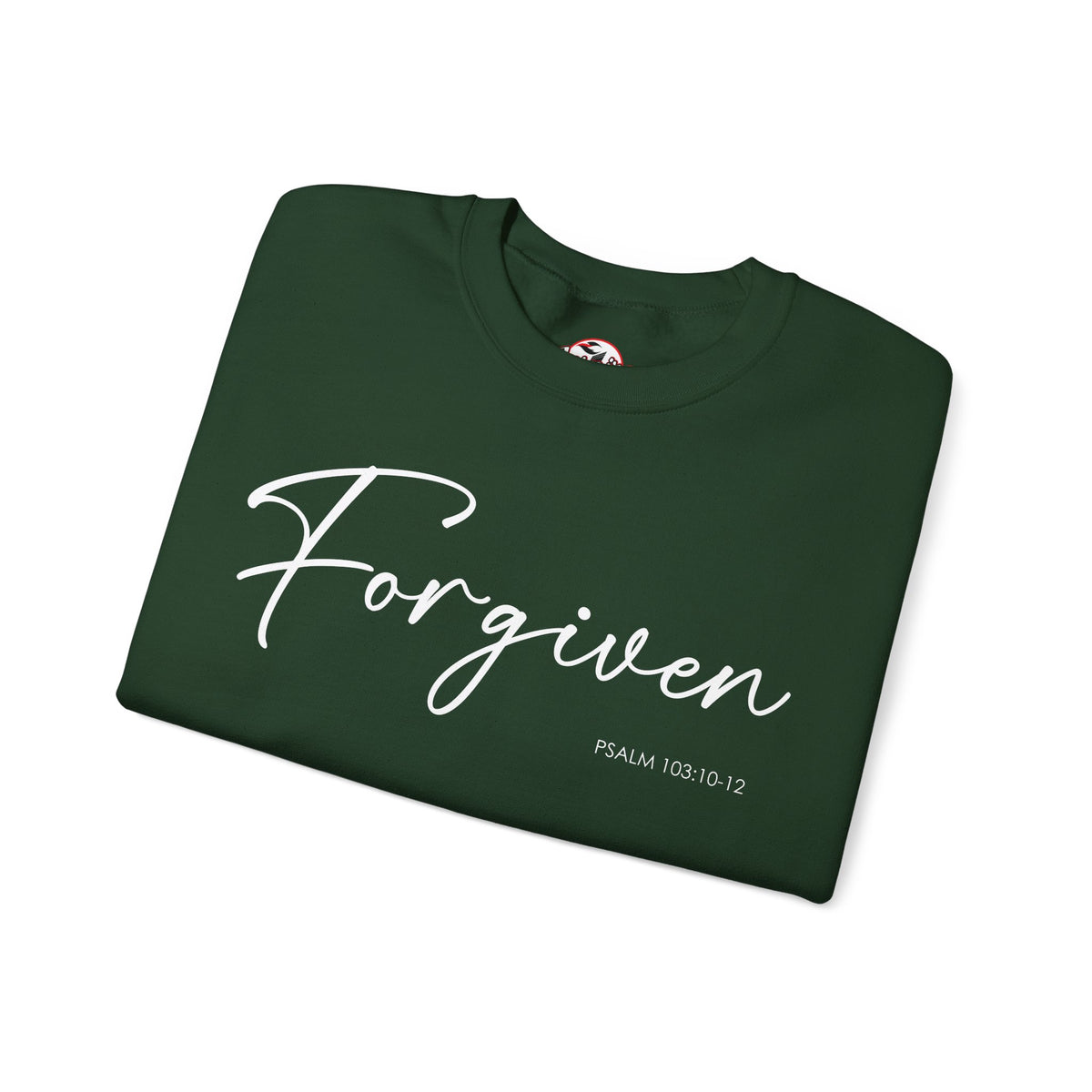 "Forgiven" Inspirational Pullover Crewneck Sweatshirt