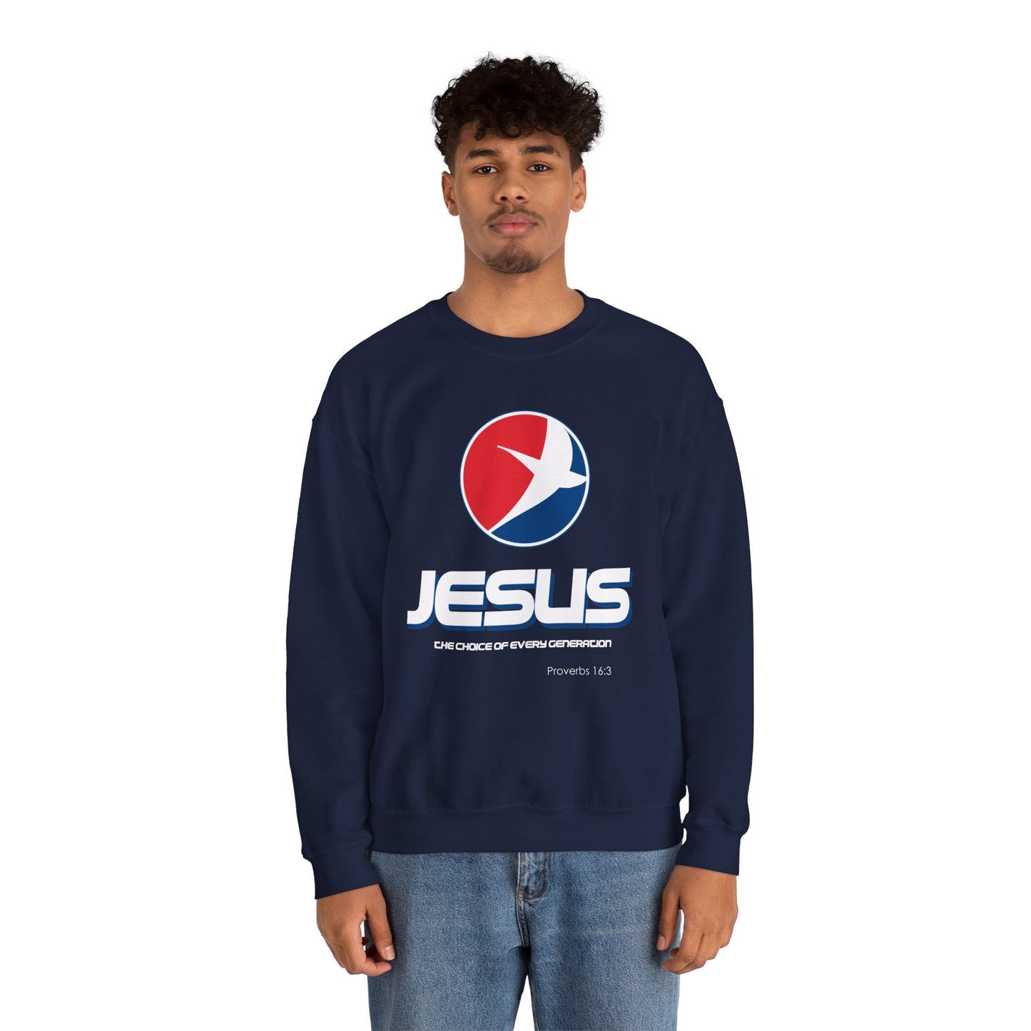 "Jesus: One Choice of Every Generation" Crewneck Sweatshirt