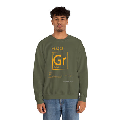 Grind 24/7/365 Motivational Element Crewneck Sweatshirt