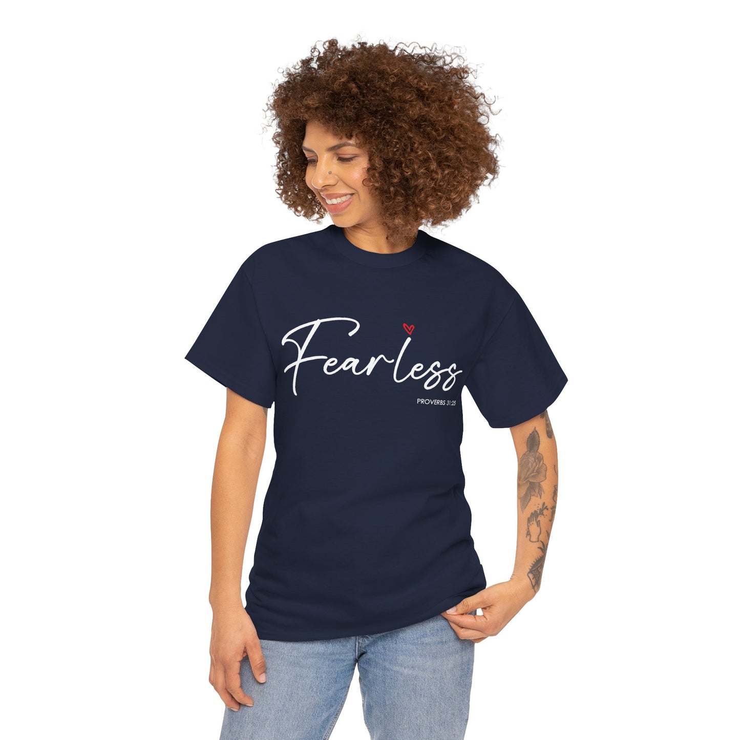 "Fearless" Inspirational Graphic T-Shirt