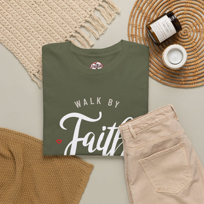 "Walk By Faith, Not By Sight" Motivational T-Shirt