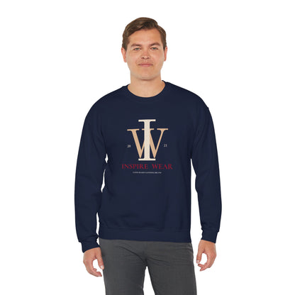 Inspire Wear IW Monogram Logo Crewneck Sweatshirt