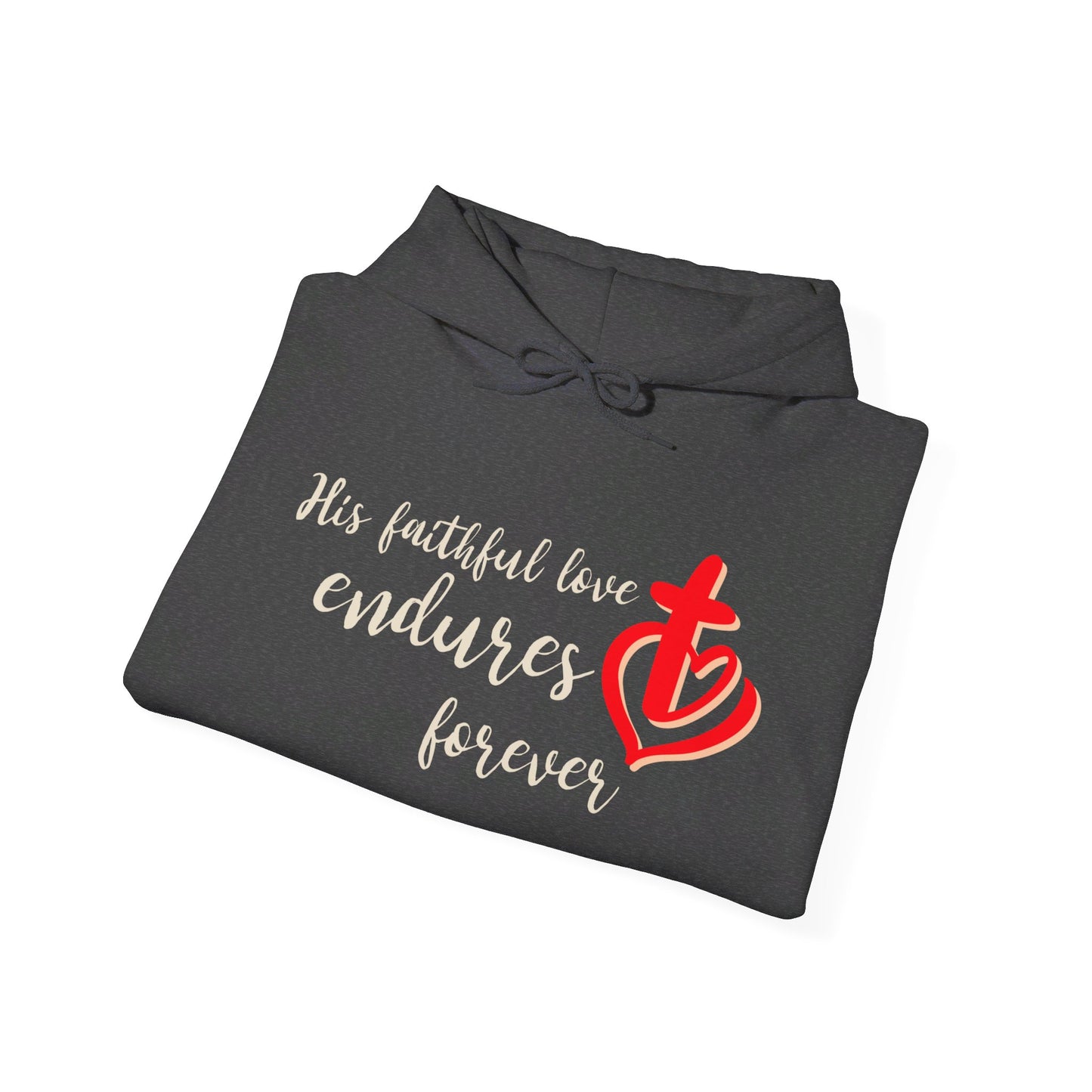 His Faithful Love Unisex Heavy Blend™ Hooded Sweatshirt