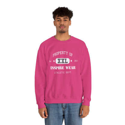"Property of Inspire Wear" Athletic Crewneck Sweatshirt