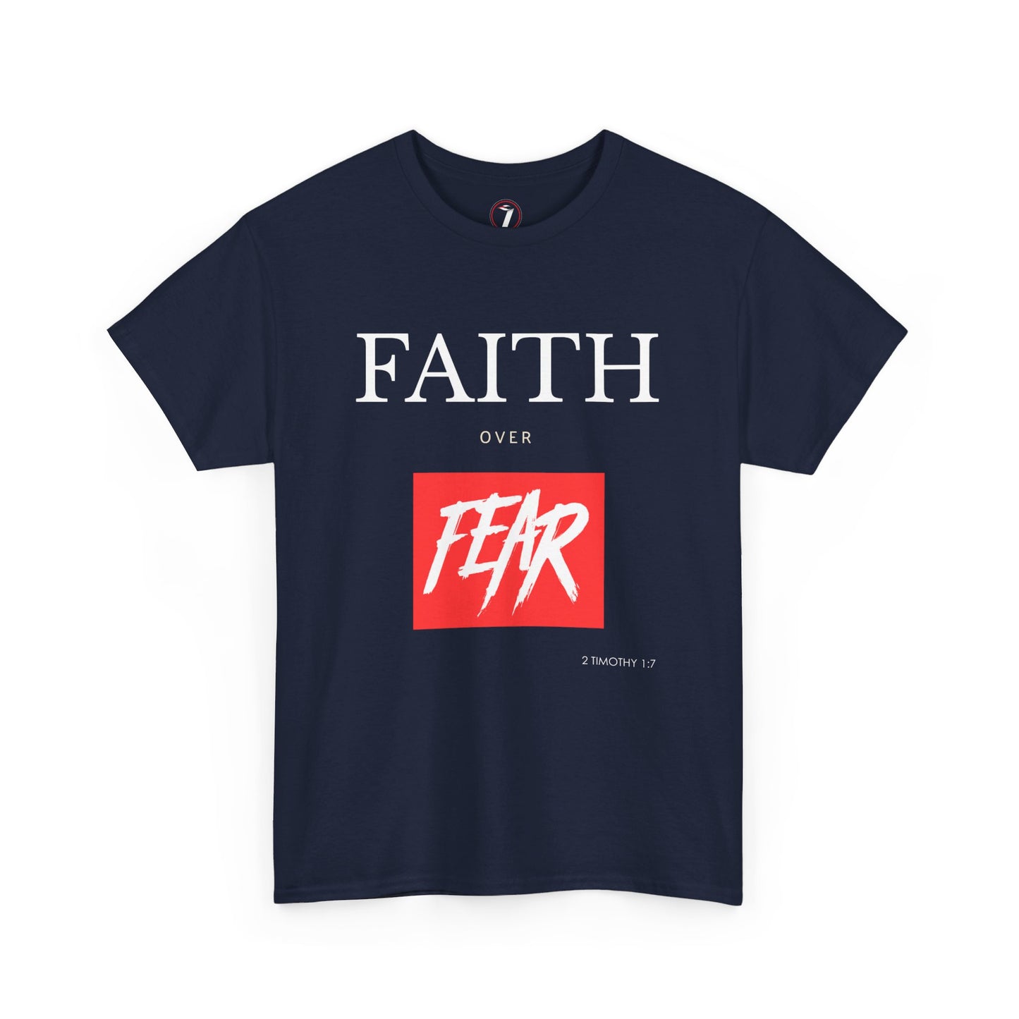 Faith Over Fear Men's Unisex Heavy Cotton Tee