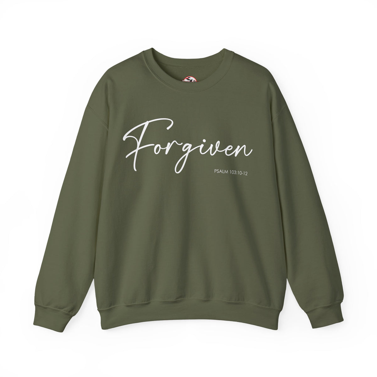 "Forgiven" Inspirational Pullover Crewneck Sweatshirt