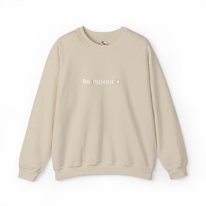 "Be Inspired" Embroidered Crewneck Sweatshirt