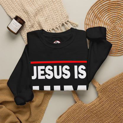 "Jesus Is Him" Inspirational Crewneck Sweatshirt