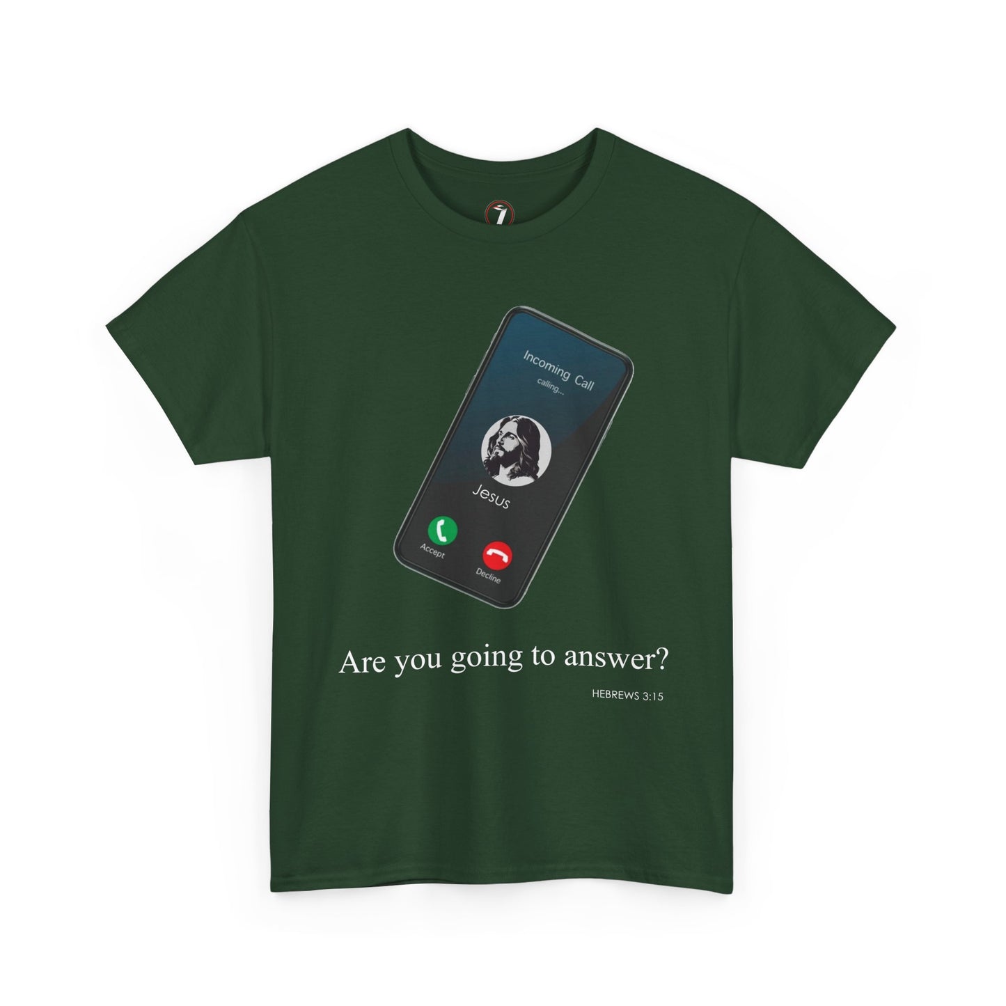 "Are You Going to Answer?" Inspirational Graphic Tee
