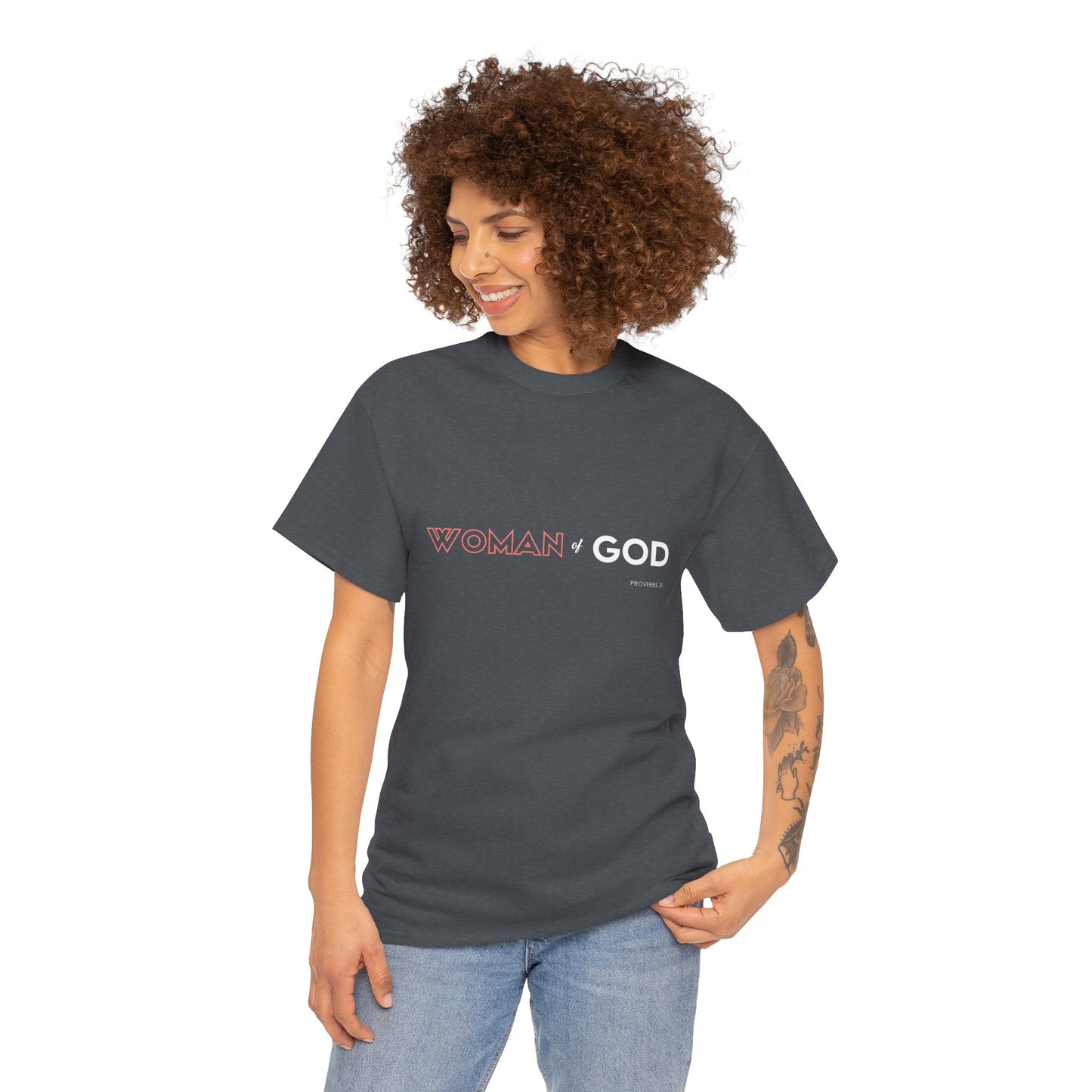 Empowering Woman of God Tee - Unisex Heavy Cotton Shirt