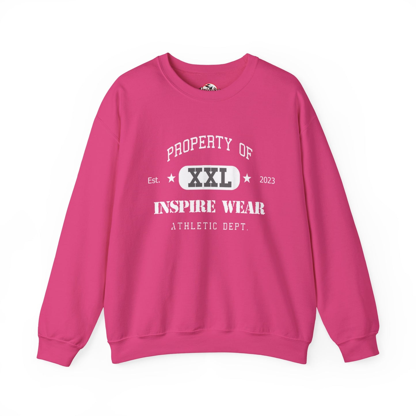 "Property of Inspire Wear" Athletic Crewneck Sweatshirt