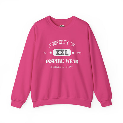 "Property of Inspire Wear" Athletic Crewneck Sweatshirt