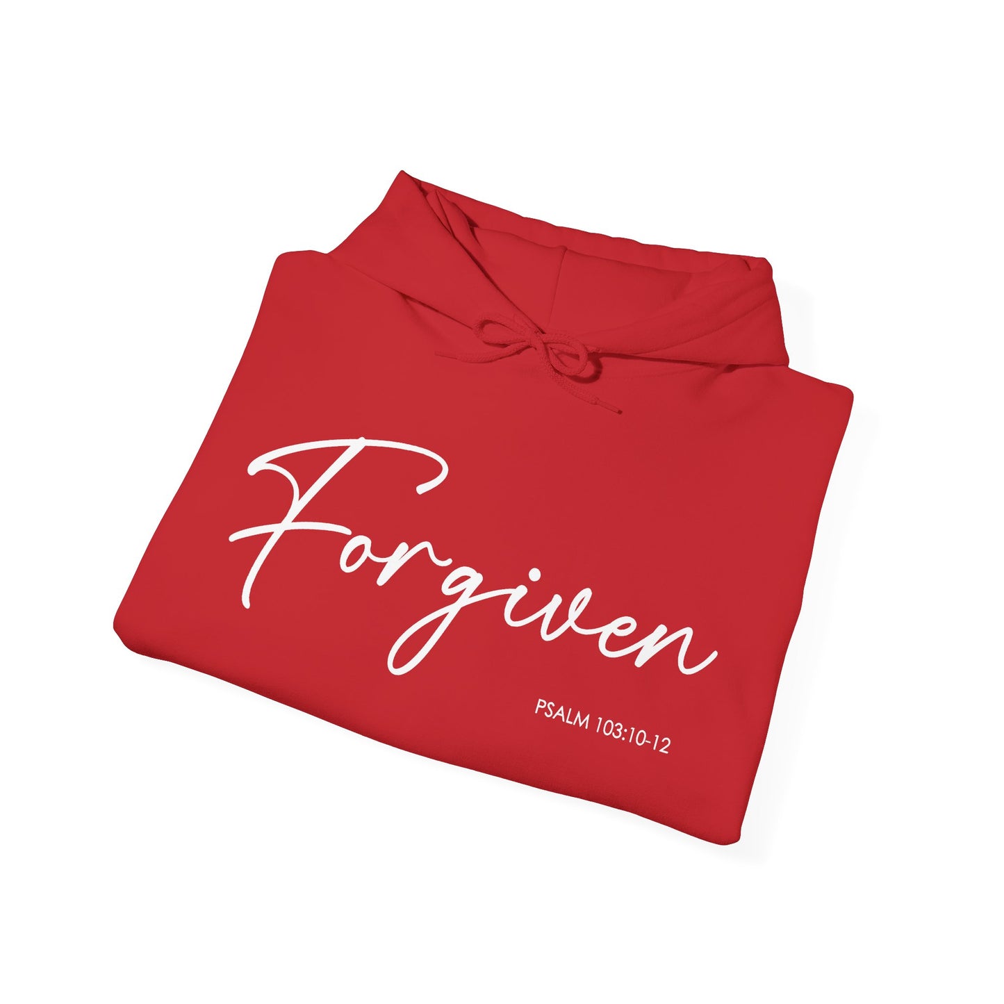 "Forgiven" Inspirational Pullover Hoodie