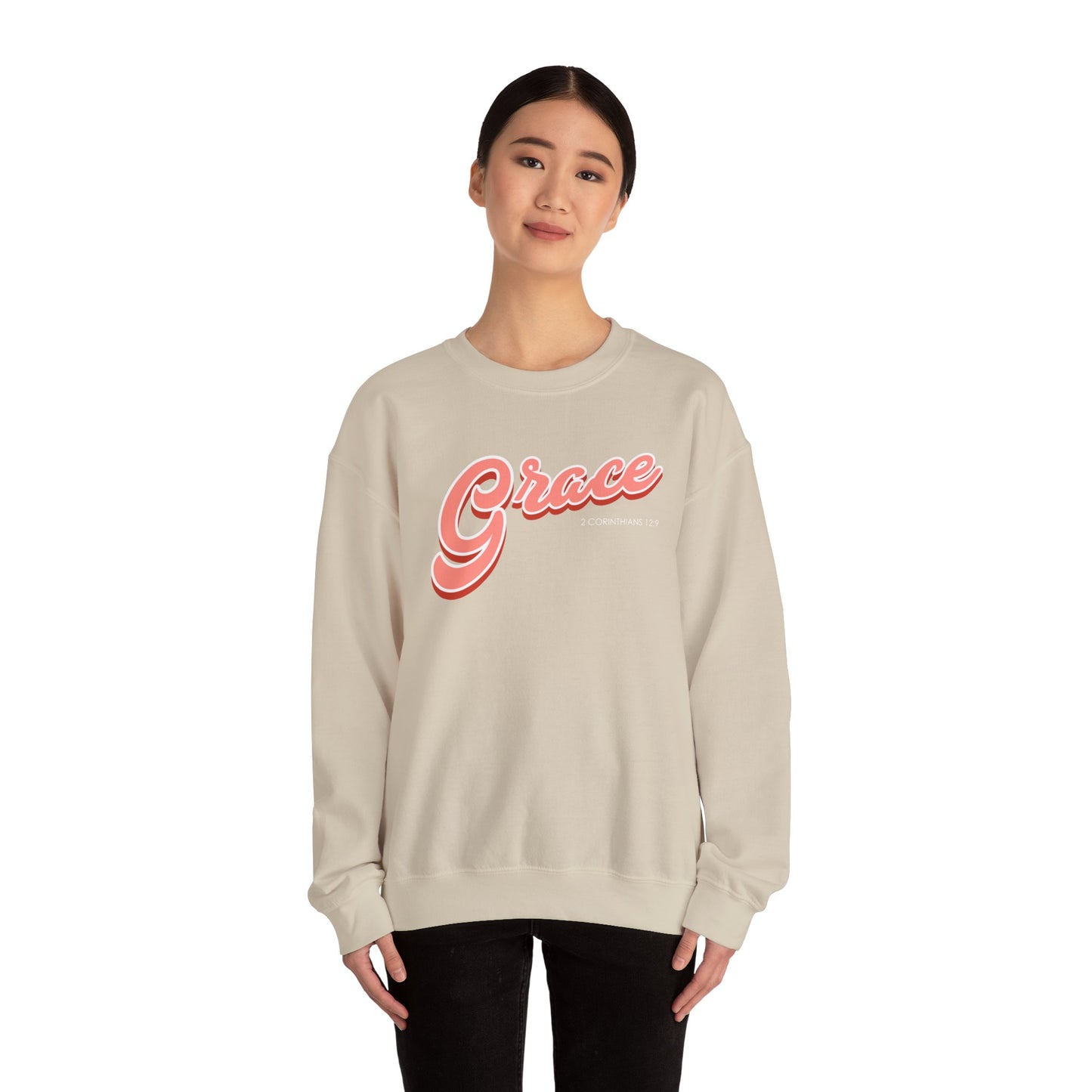 "Grace" Inspirational Crewneck Sweatshirt