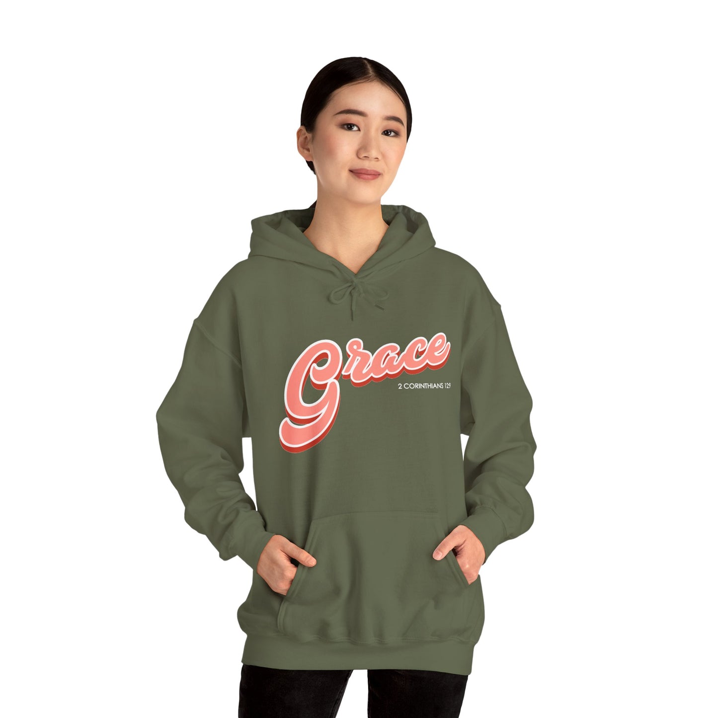 "Grace" Inspirational Pullover Hoodie