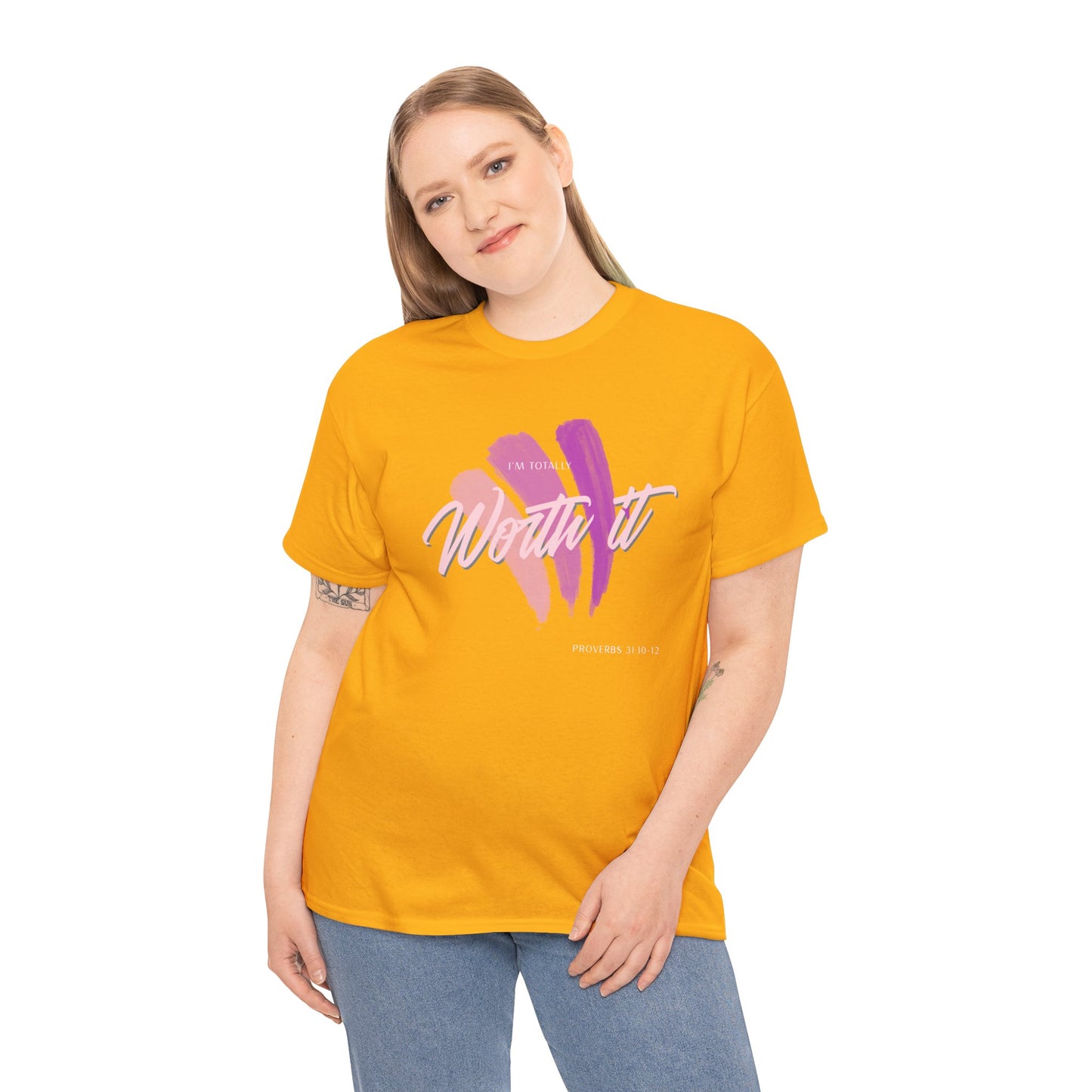 "Totally Worth It" Women's Motivational Graphic T‑Shirt