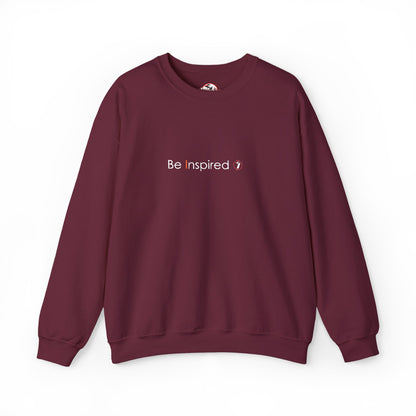 "Be Inspired" Embroidered Crewneck Sweatshirt