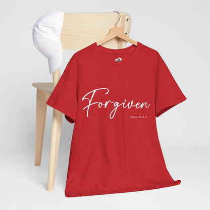 "Forgiven" Womens Christian Faith T-Shirt