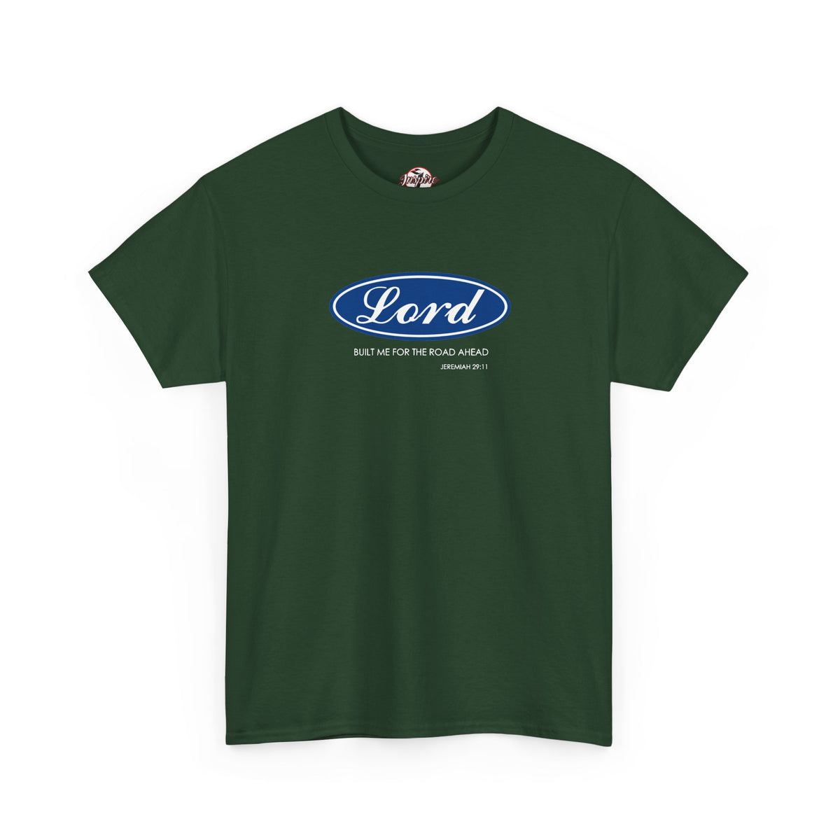 Lord Built Me Inspirational Crewneck T-Shirt