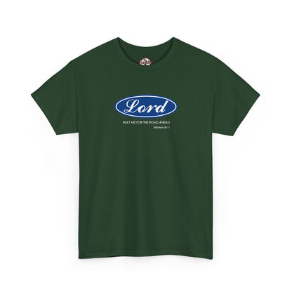 Lord Built Me Inspirational Crewneck T-Shirt