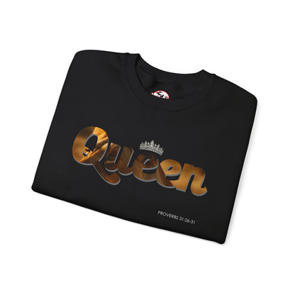 "Queen" Women's Inspirational Pullover Sweatshirt