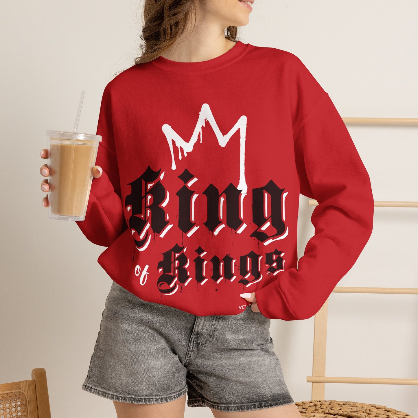 "King of Kings" Inspirational Crewneck Sweatshirt